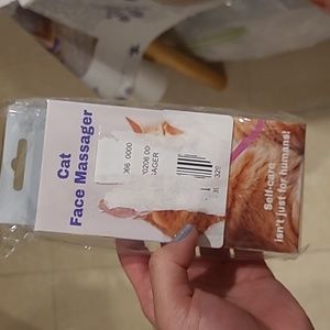 Cat gag gift pet head massager